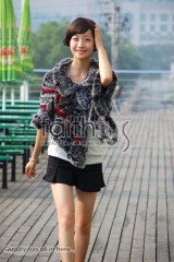 Rex Rabbit Fur Knitted Cape
