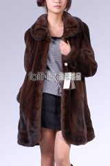 Mink Fur Long Coat