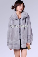Sapphire Mink Fur Coat