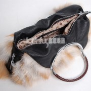 Fox Fur Handbag / Purse