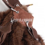 Mink Knitted Fur Handbag / Purse