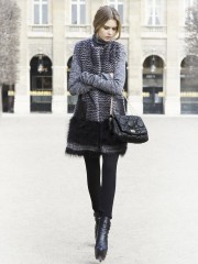 Rabbit Fur Knitted Vest