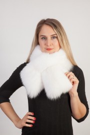 Ladies Winter Real Fox Fur Scarf Stole Shawl Muffler