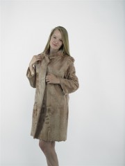 Swakara Fur Ashtrakhan and Broadtail fur coat