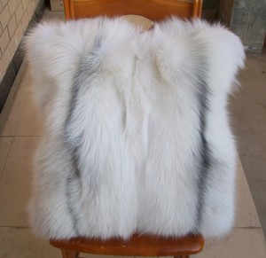 Crossed Real Fox Fur Pillow Cover Fluffy Cushion Cover