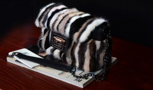 Ladies Fancy Bags Real Mink Fur Handbag