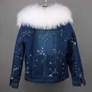 Real Rabbit Fur Thick Lining with Raccoon Fur Collar Parka