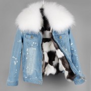 Real Fox Fur Lining with Raccoon Fur Collar Parka