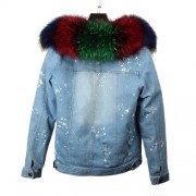 Real Rabbit Fur Thick Lining with Raccoon Fur Collar Parka