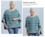 Women Mink Fur Pullover