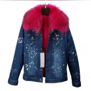 Real Rabbit Fur Thick Lining with Raccoon Fur Collar Parka