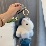 Unicorn Keychain Fluffy Keychain