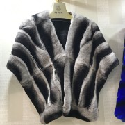 Real Rex Rabbit Fur Shawls