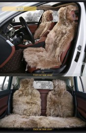 Luxury Universal Lambswool Car Seat Covers Sheepskin Car Seat Cover
