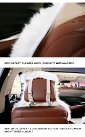 Luxury Universal Lambswool Car Seat Covers Sheepskin Car Seat Cover