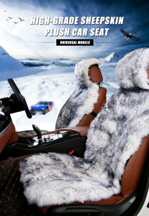 Luxury Universal Lambswool Car Seat Covers Sheepskin Car Seat Cover