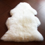 Australia Sheepskin Rug White Fur Carpet Double Pelt Sheepskin Rug for Sofa