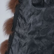 Natural Real Fox Fur Vest