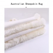 Australia Sheepskin Rug White Fur Carpet Double Pelt Sheepskin Rug for Sofa