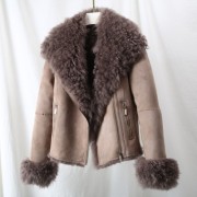 Winter Jacket Women Real Double-faced Fur Coat