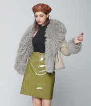Winter Jacket Women Real Double-faced Fur Coat