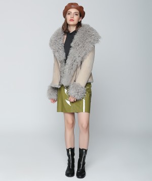Winter Jacket Women Real Double-faced Fur Coat