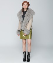 Winter Jacket Women Real Double-faced Fur Coat