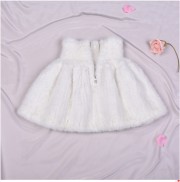 Real Knitted Mink Fur Bolero Stole Poncho Cape Mink Shawl Wrap