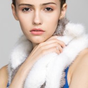 Real Knitted Mink Fur Scarf Muffler Shawl Stole Wrap